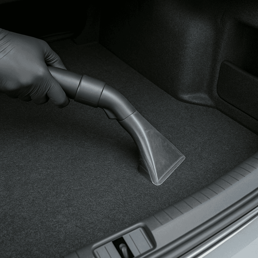 Interior detailing - dashboard cleaning