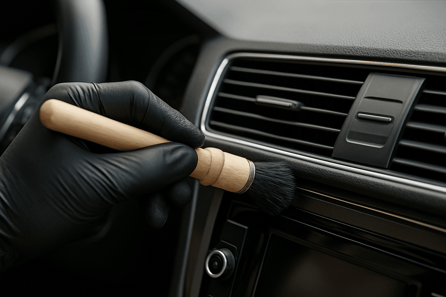 Interior detailing - leather conditioning